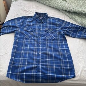 DIXXON “Wingman” Navy and White Flannel Shirt